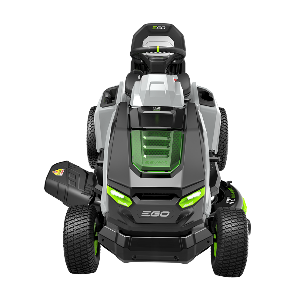 EGO POWER+ T6 Tractor 42-in 56-volt Lithium ion Electric Riding lawn mower with ( 6 ) 6 Ah Batteries ( Charger Included )
