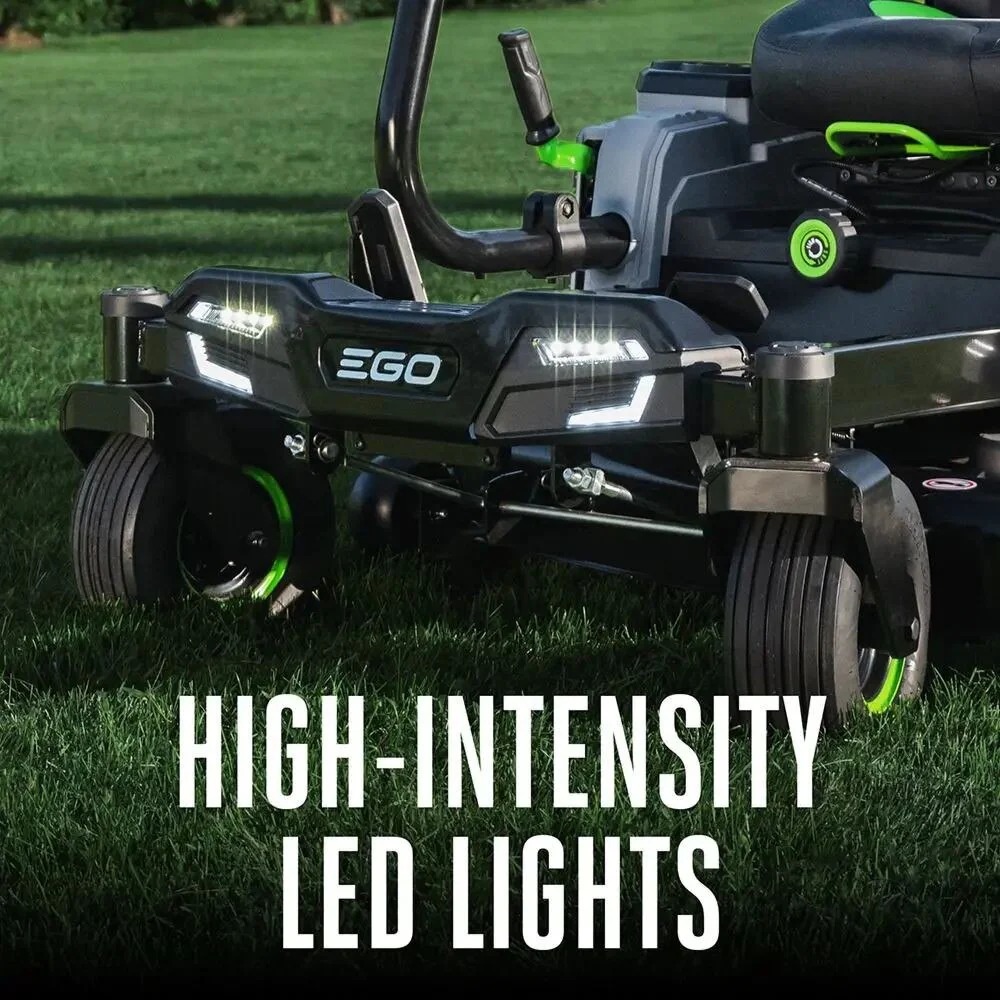 EGO POWER+ 42 Zero Turn Radius Lawn Mower Kit with e-STEER Technology with 4 x 12Ah Batteries & Charger