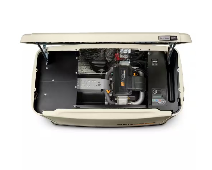 22,000 Watt - Dual Fuel Air- Cooled Whole House Home Standby Generator, Smart Home Monitoring & 200-AMP Transfer Switch