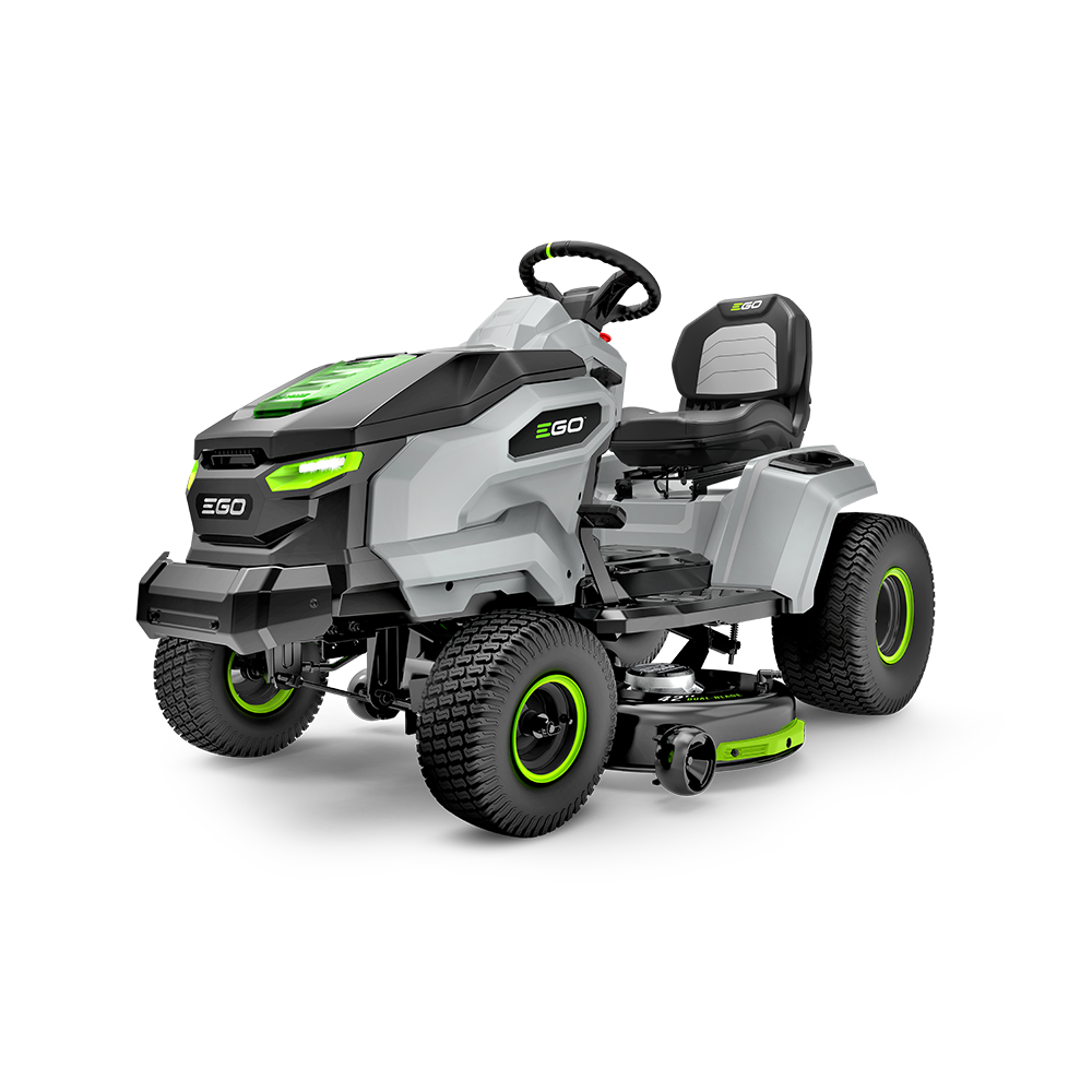 EGO POWER+ T6 Tractor 42-in 56-volt Lithium ion Electric Riding lawn mower with ( 6 ) 6 Ah Batteries ( Charger Included )