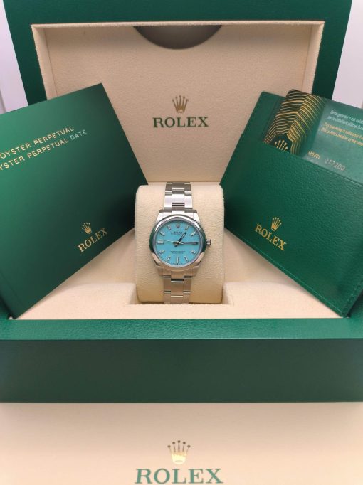 Rolex Oyster Perpetual Tiffany Blue