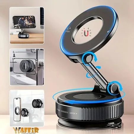 حامل الهاتف بتقنية الشفط و دوران 360°