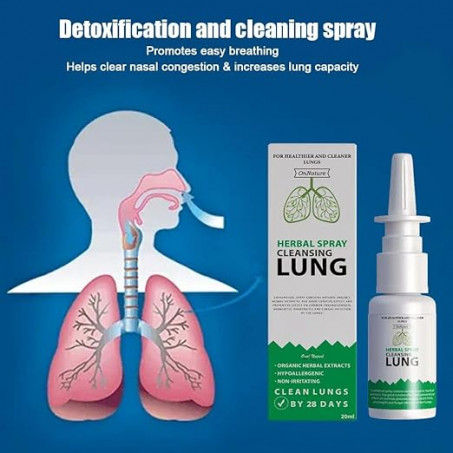 Hurbal spray cleaning lung بخاخ تطهير الرئة العشبي الأصلي