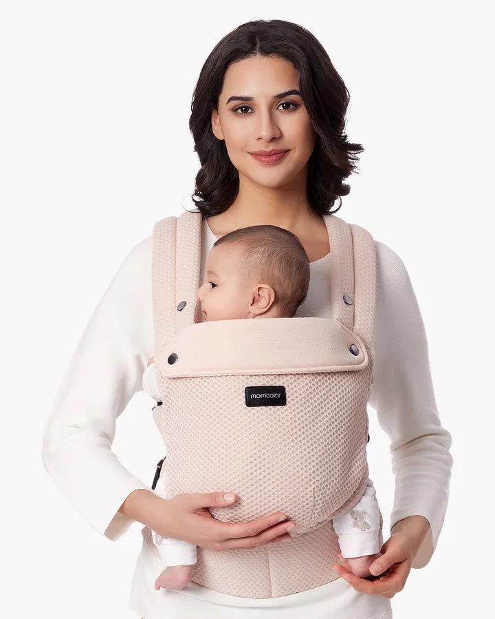 Porte-bébé Momcozy – Ergonomique 3-en-1 Rose (3 à 20 kg)