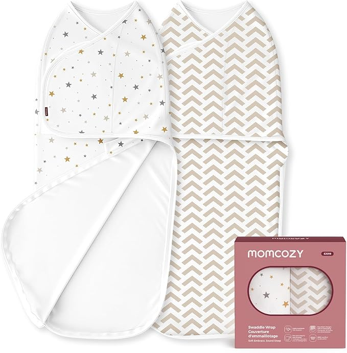 Momcozy Easy Swaddle™ – Swaddle Intelligent Bébé | Ultra Doux, Silencieux & Réglable