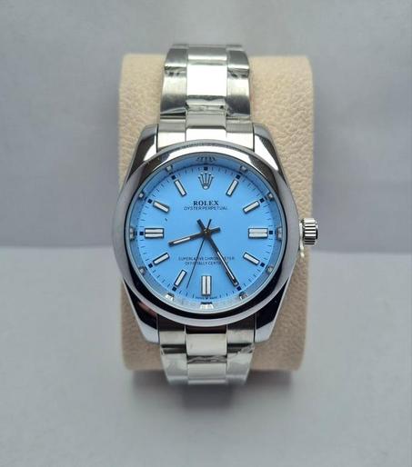 ROLEX OYSTER MASTER tableau bleu ciel