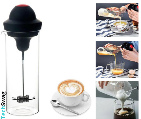 Mousseur à lait  automatique fonctionnant sur piles