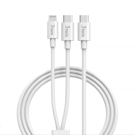 TC 201 " 2 in1 Cable iPhone & Type C "