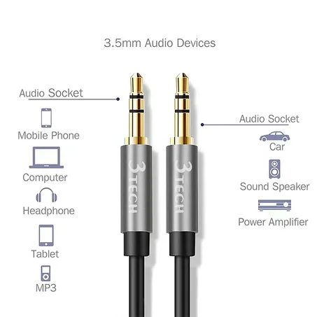 Audio Cable TA201  (AUX Cable)