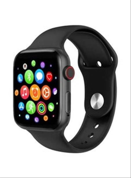 mAh 296.0  ساعة ذكية سيريس 5 مع سوار قابل للاستبدال - 44 مم أسود