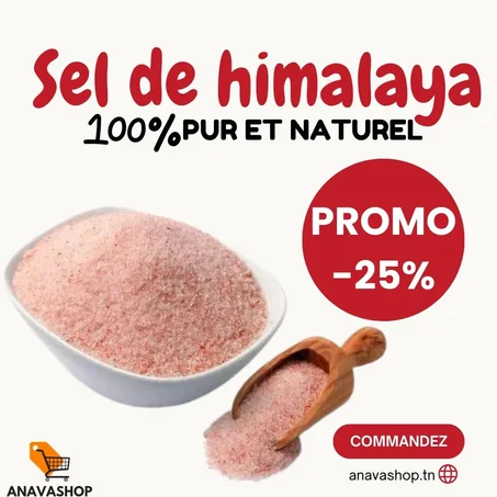 Sel Rose de Himalaya 100% Naturel 400g