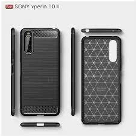 Coque en fibre carbon TPU pour Sony XPERIA 10 II / XPERIA 10 2