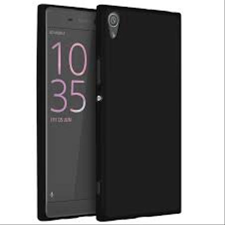 Etui en silicone noir pour Sony Xperia XA3