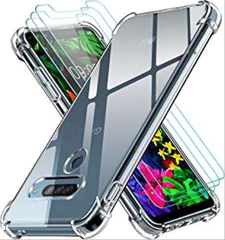 Coque transparente à coussin d'air  étui résistant aux chocs pour LG G8S Thinq