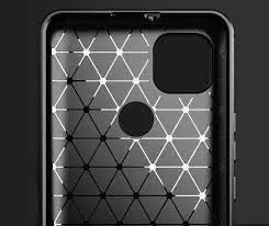 Lot de 3 Coque Motorola Moto G50 6.5 Silicone TPU Fibre de Carbone