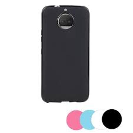 Pochette en silicone pour Motorola G5S Plus / Moto G5 S Plus couleur noir