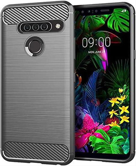 Coque TPU en fibre carbone pour LG G8S THINQ /Lg G8 S Thinq couleur noir