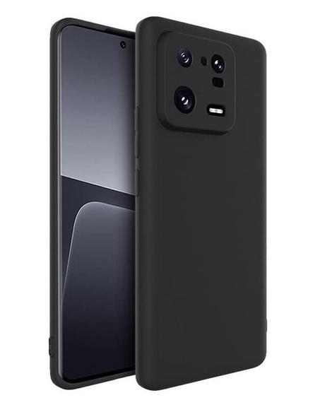 Case en silicone top qualité pour XIAOMI MI 13 PRO 5G couleur noir très souple compatible avec XIAOMI MI13 PRO 5G