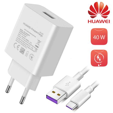 HUAWEI – chargeur rapide 40W 22.5W, Supercharge avec câble de Type C, pour HUAWEI P30 P40 Pro, Mat 30 Pro, P10 P20 Pro lite Mate 9 10 Pro Mate 20 V20