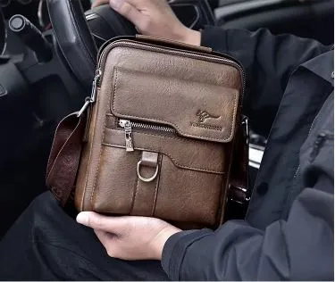 شنطة جلد رجالية أنيقة