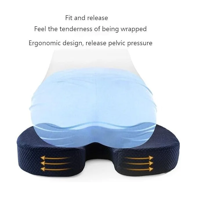 Comfortable Orthopedic Medical Seat Cushion for Car and Chair.