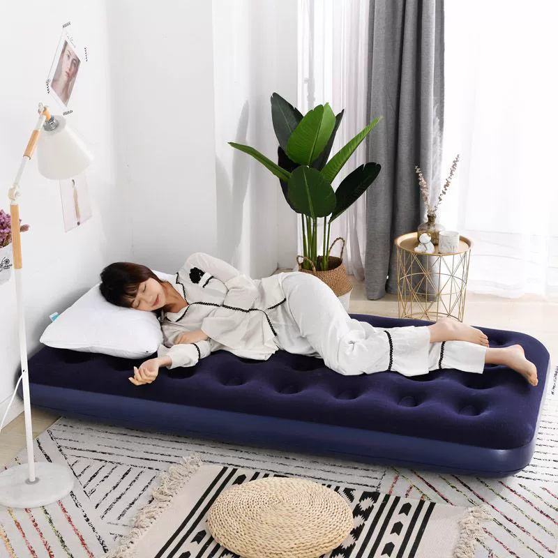 مرتبة هوائية مخملية للنوم والرحلات + بومبة هدية