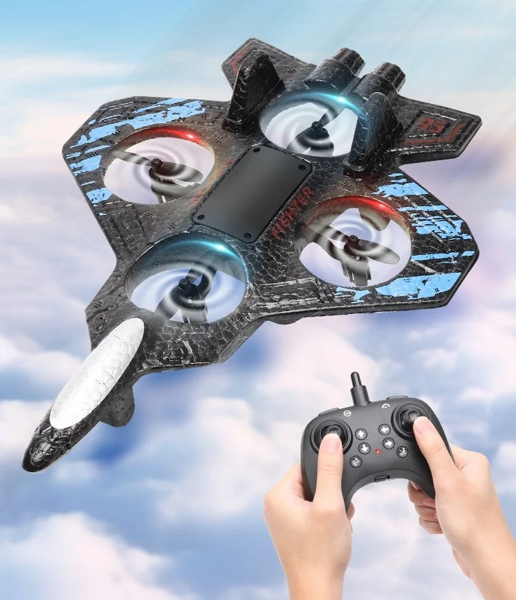 ✈️طائرة مقاتلة ذكية بالتحكم عن بُعد – متعة الطيران بين يديك🔥