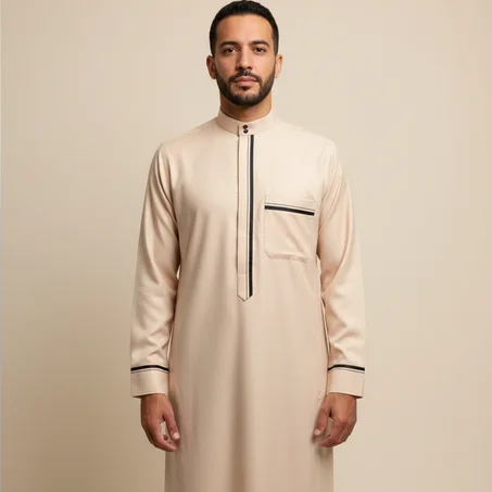 جلابة مغربية أنيقة – أصالة متجددة بلمسة عصرية