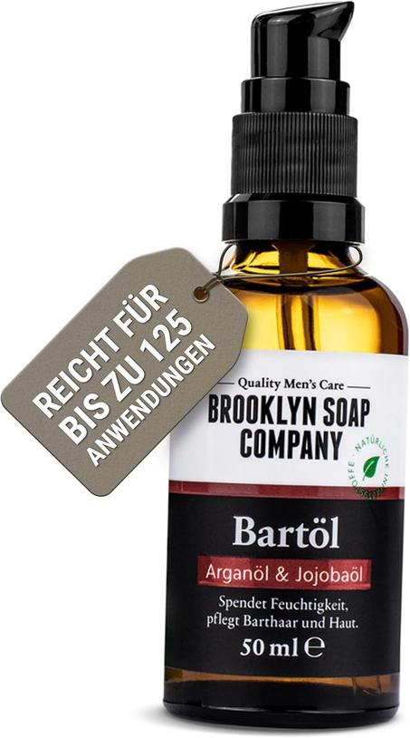 Huile Barbe Brooklyn – Soin Quotidien Naturel pour Barbe et Barbe de 3 Jours