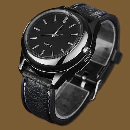 ساعة مع ولاعة سجائر