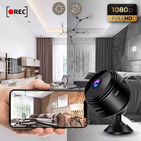 HD 1080p WiFi كاميرا مراقبة صغيرة بتقنية