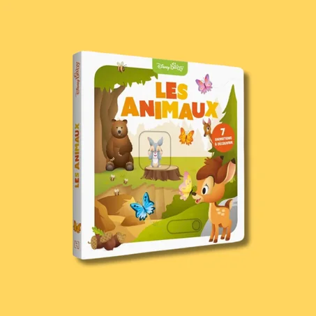 Imagier à flaps - Les Animaux - DISNEY BABY