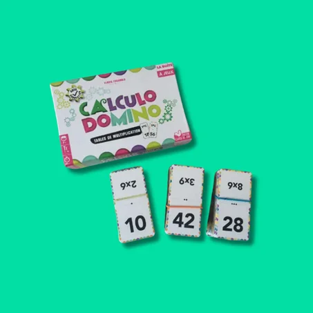 Calculo Domino - Tables de multiplication - coffret avec cartes