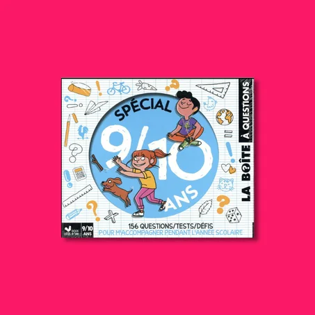 La boîte à questions - Spécial 9/10 ans - Boîte avec Cartes et Livre