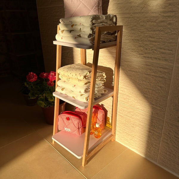 منظم أنيق من الخشب القوي، كيضوي أي ركن بلمسة عصرية وديكور راق!