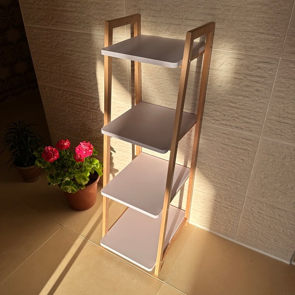 منظم أنيق من الخشب القوي، كيضوي أي ركن بلمسة عصرية وديكور راق!