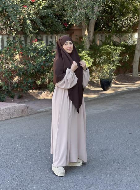 طقم أروى (بيج مع البني)