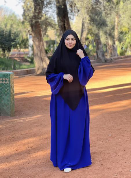 طقم أروى (أزرق مع الأسود)