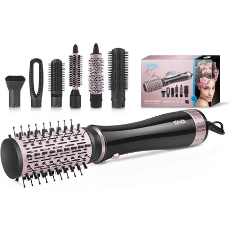 Dsp Brosse 7en1مشط مجفف متعدد الوظائف