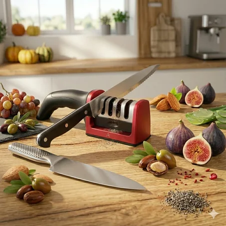 Aiguiseur de couteaux 3en1 مبراة سكاكين