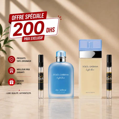 Pack Couple — Light Blue Pour Homme & Light Blue Femme
