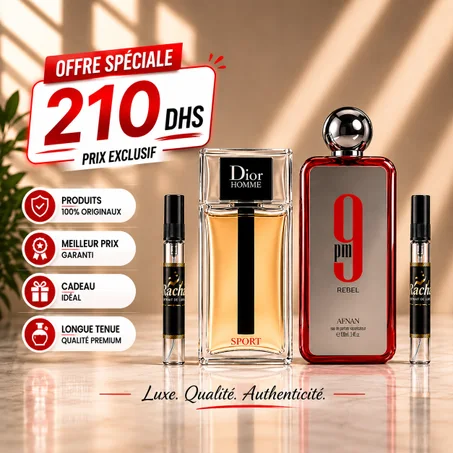 Pack Homme — Dior Homme Sport + 9PM Rebel