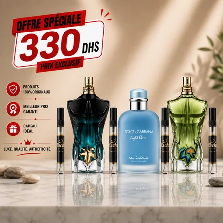 Pack Homme — Le Beau + Paradise Garden + Light Blue