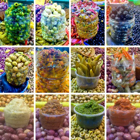 عرض الصيف العائلي : ستة أنواع زيتون  + ستة هديا متنوعة  + توصيل مجاني