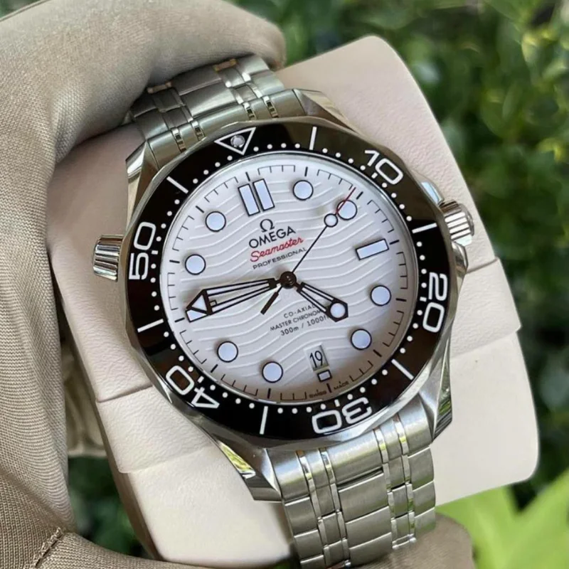 SEAMASTER CO-AXIAL-ARGENT/BLANC