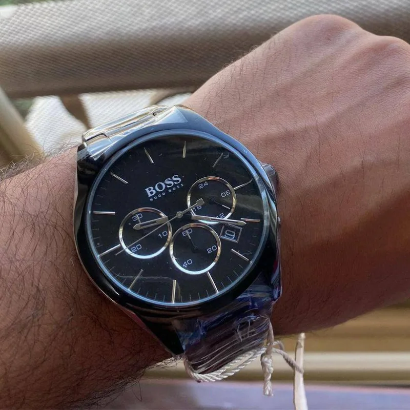 Montre Homme Onyx En Acier Noir