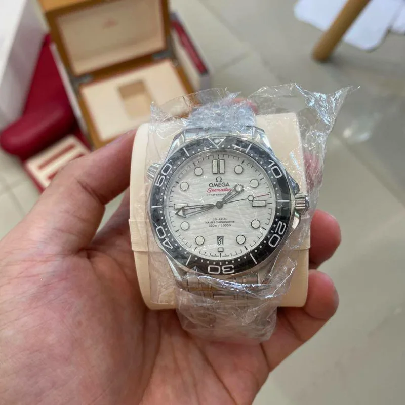 SEAMASTER CO-AXIAL-ARGENT/BLANC