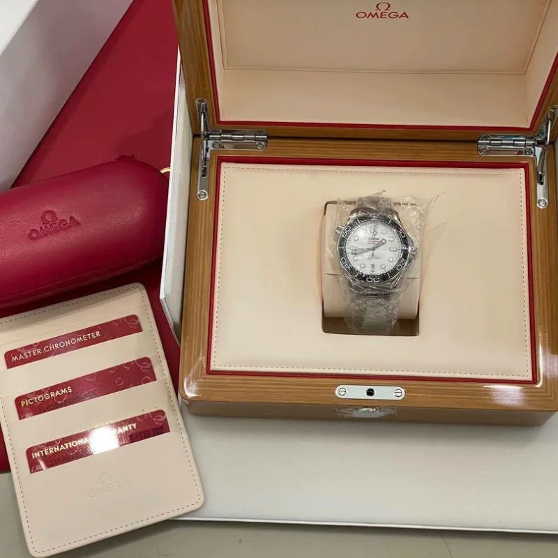 SEAMASTER CO-AXIAL-ARGENT/BLANC
