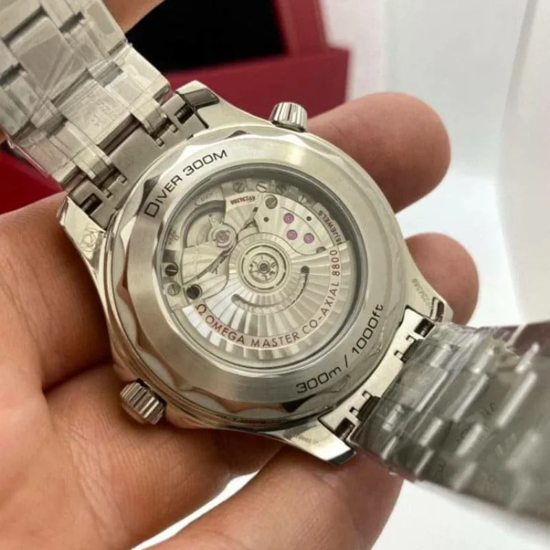 SEAMASTER CO-AXIAL-ARGENT/BLANC