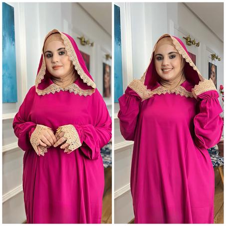 عباية  أنيقة بالدانتيل